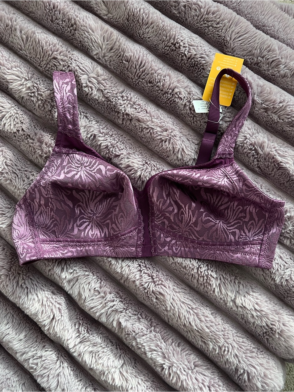 Wingslove Women's Full Coverage Wireless Bras Comfort Minimizer No Padded Plus